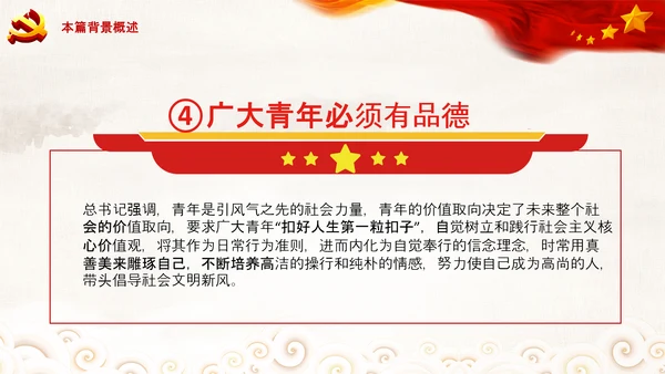 共青团100周年青年工作的重要思想团委PPT