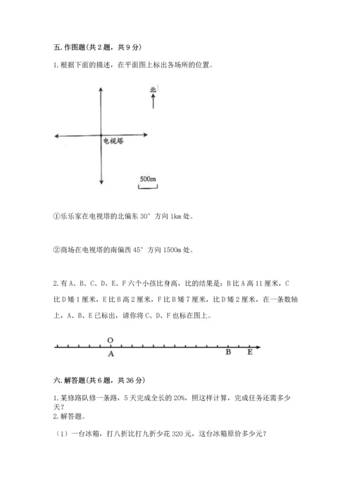 人教版六年级下册数学期末测试卷（必刷）word版.docx