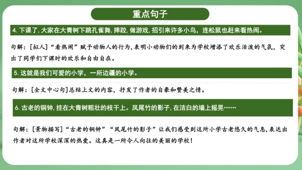 统编版2024三年级语文上册第一单元复习   课件