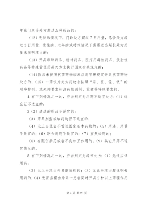 医院处方点评制度及实施细则.docx