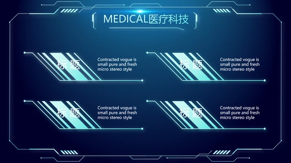 医院医疗科技信息化管理工作总结报告计划动态PPT模板