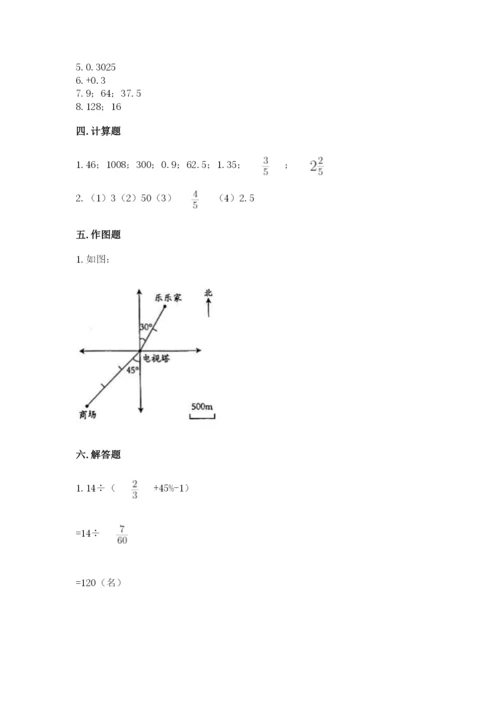 北京版六年级下册数学期末测试卷（完整版）.docx