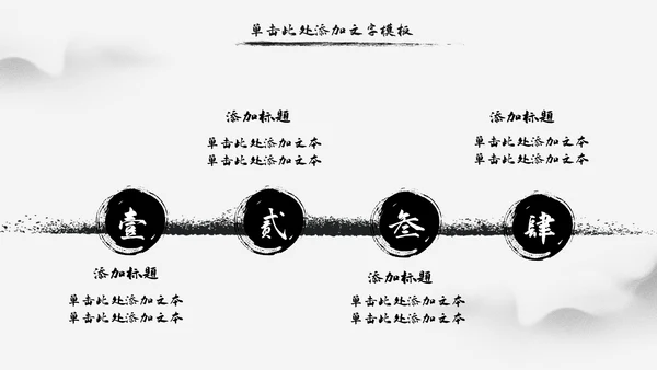 大气水墨风公安警察宣传汇报动态PPT模板