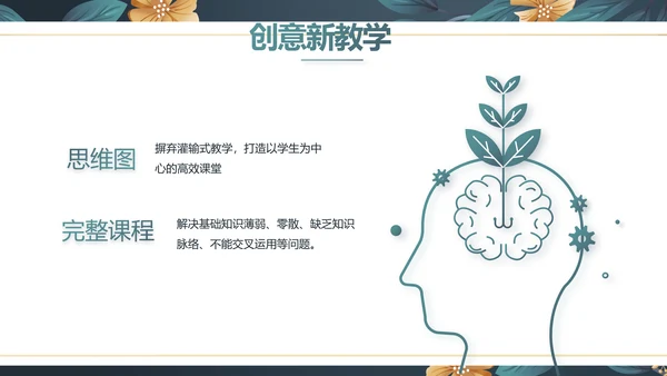 手绘水彩风班主任述职报告PPT动态模板