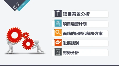 公司企业项目创办商业计划书PPT模板
