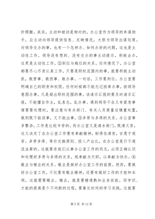 办公室主任竞聘演讲稿范文精选.docx