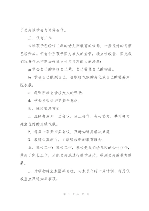 幼儿园教学工作计划范文.docx