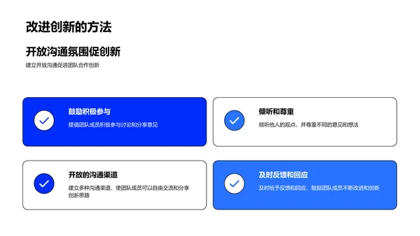 创意团队协作技巧PPT模板