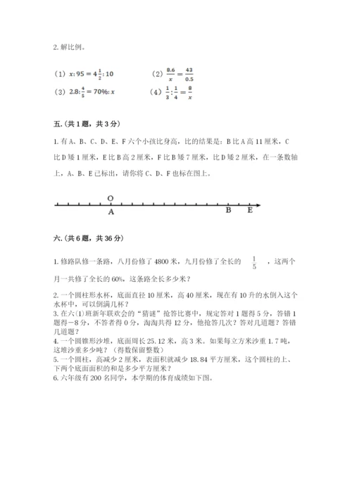 海南省【小升初】2023年小升初数学试卷及答案（典优）.docx