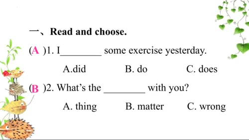 Module 10 Unit 1 Go to bed early. 课件(共34张PPT)
