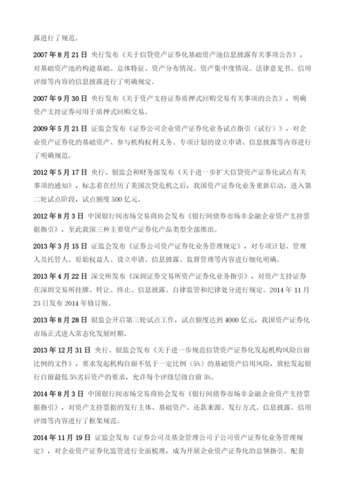 中国资产证券化大事记.docx