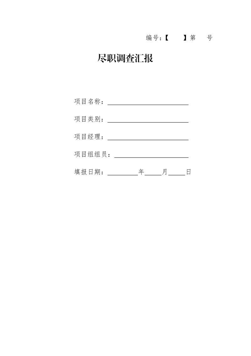 详尽——尽职调查报告.docx