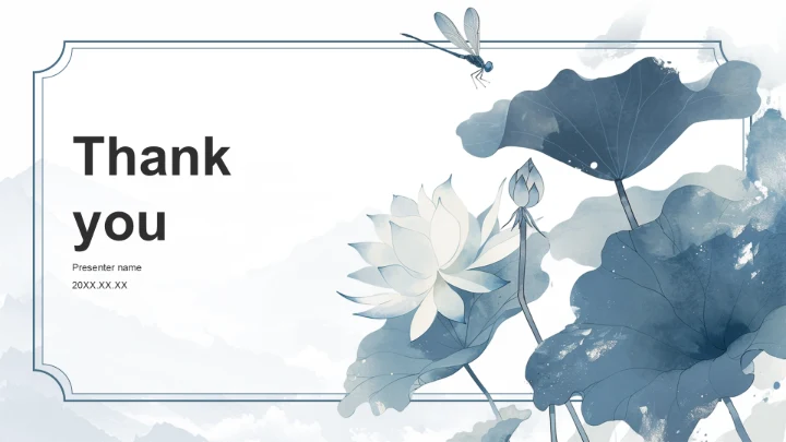 蓝色复古风年中目标完成情况汇报PPT主题