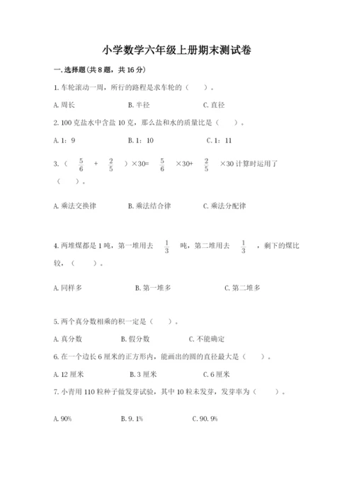 小学数学六年级上册期末测试卷含完整答案【夺冠系列】.docx