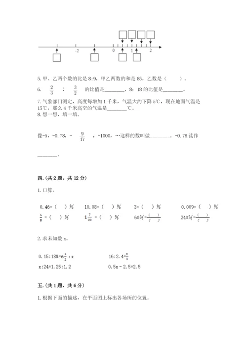 北师大版六年级数学下学期期末测试题及完整答案（典优）.docx