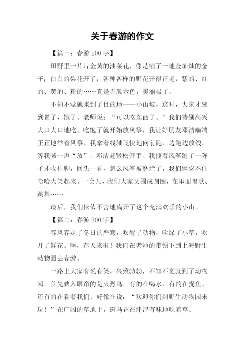 关于春游的作文-3.docx