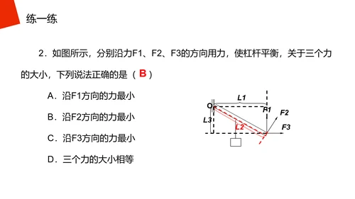 高中物理杠杆原理理论知识PPT教学课件