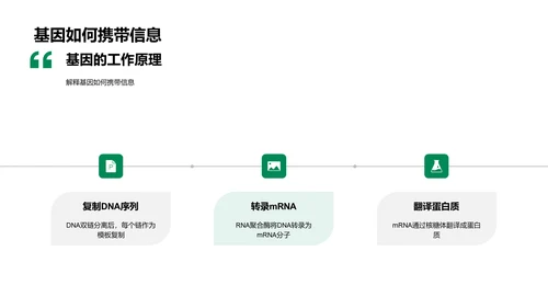 遗传学解读PPT模板