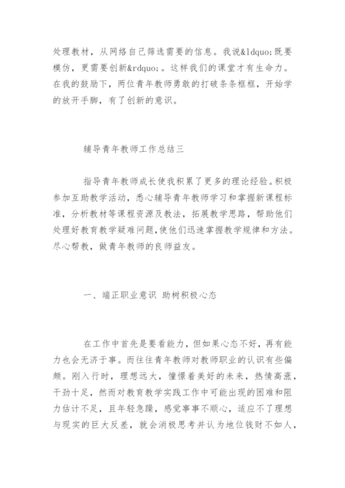 辅导青年教师工作总结.docx