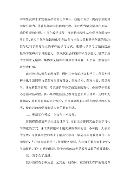 化学老师教学心得五篇.docx