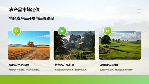 绿色商务风乡村振兴战略PPT模板