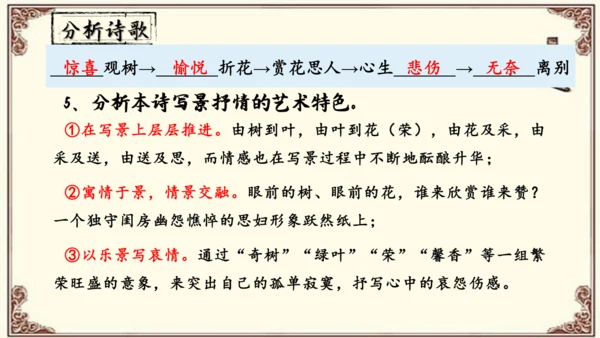 八年级上册语文第三单元《课外古诗词诵读》之《 庭中有奇树》课件