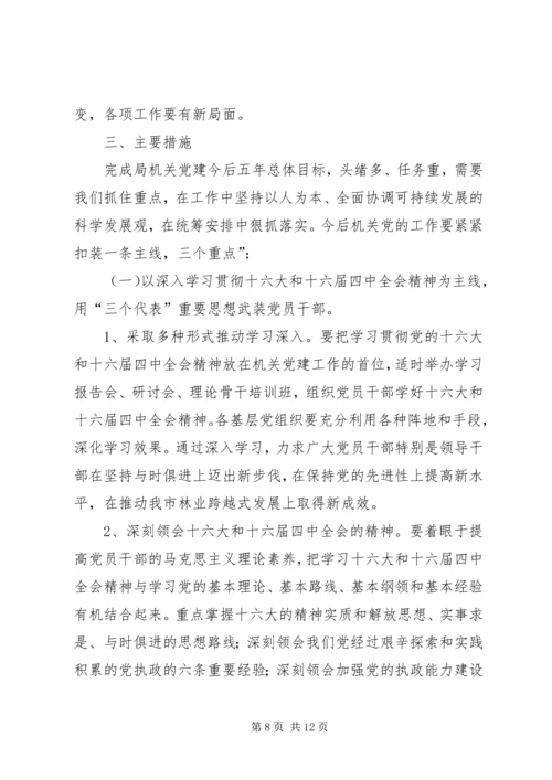 市林业局机关党委工作报告 (6).docx