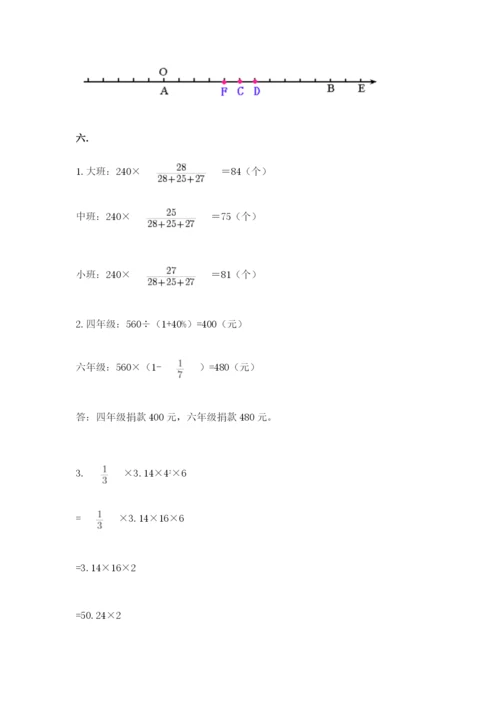 人教版六年级数学下学期期末测试题精华版.docx