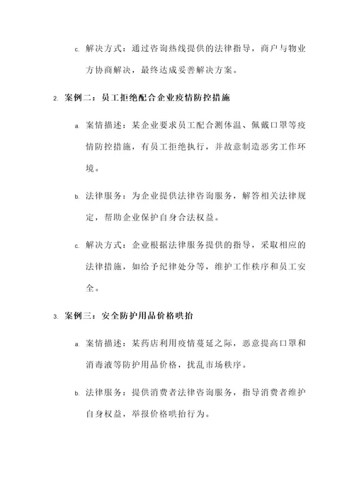 协力防疫法律服务方案