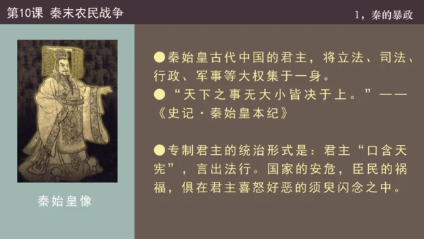 第10课  秦末农民起义  课件