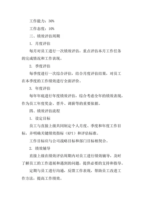 法律信息咨询公司绩效管理办法