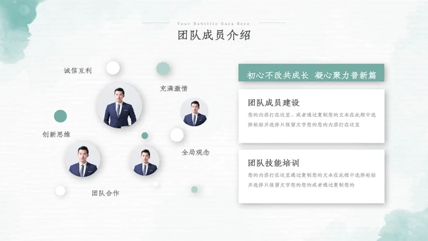 2022年中总结季度月度工作述职报告ppt