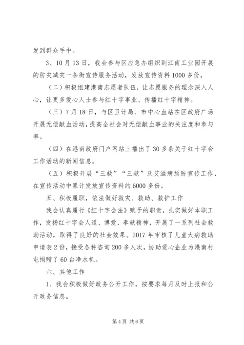 红十字会XX年工作总结XX年计划.docx