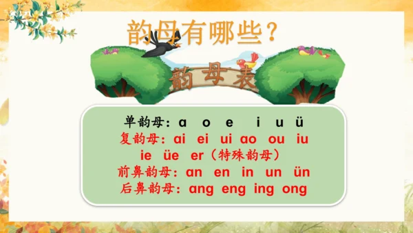统编版语文一上第四单元单元整理课 课件