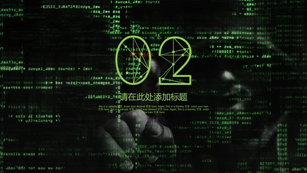 互联网信息安全汇报PPT模板