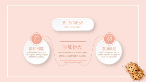粉色手绘面包店年年终总结动态PPT