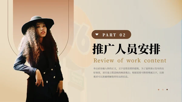 黄色模特高级感美妆营销策划PPT模板