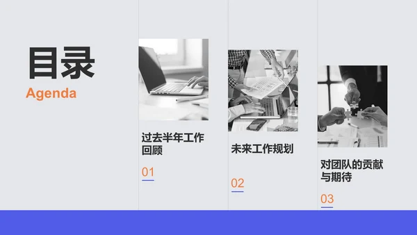紫色商务风年中工作述职报告PPT模板