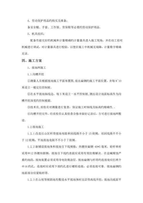 接地网专题方案.docx