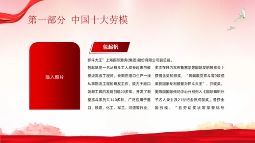 五一劳动节弘扬劳模精神劳动精神课程PPT课件