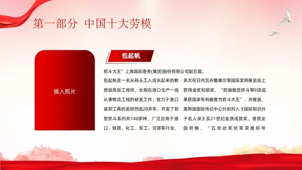 五一劳动节弘扬劳模精神劳动精神课程PPT课件