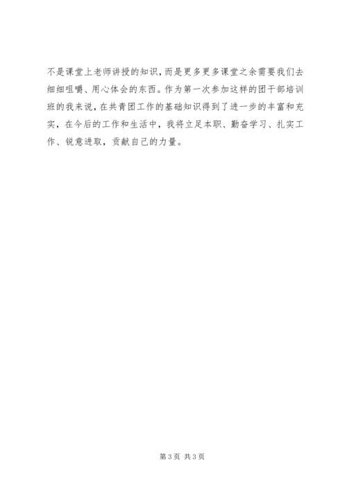 基层团干部培训心得 (6).docx