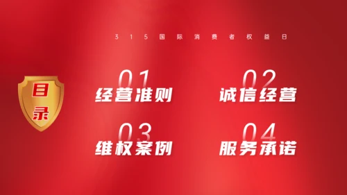 诚信经营主题教育通用PPT模板
