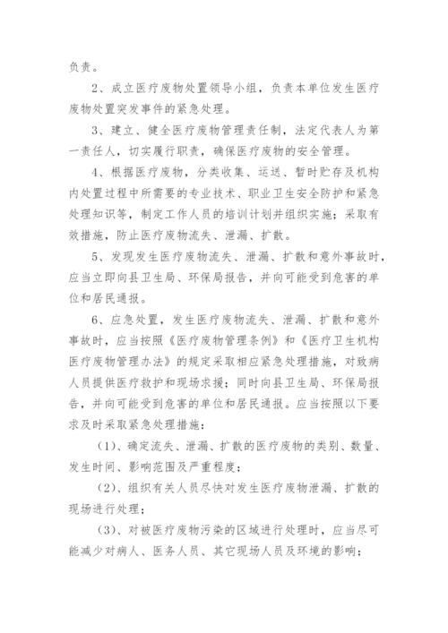 医疗废物管理应急预案.docx