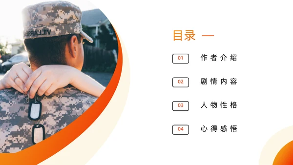 送战友读书分享会通用PPT模板