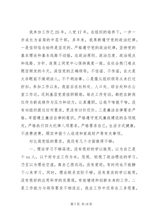 第一篇：党的政治纪律自查报告.docx