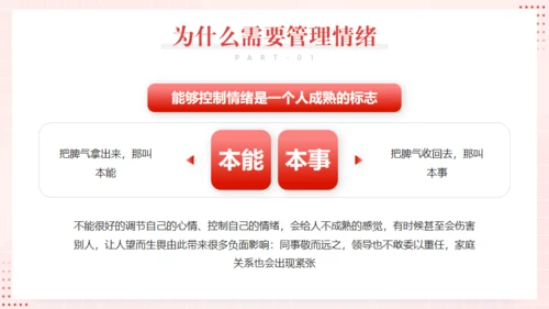 心态及情绪管理通用PPT模板