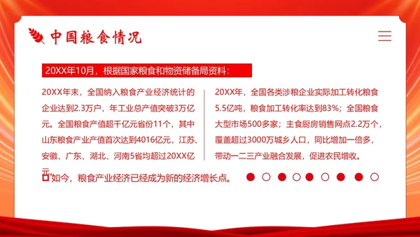 世界粮食日宣传学习世界粮食日主题班会PPT课件