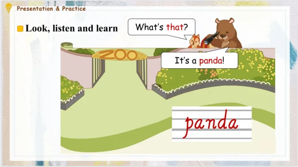 Unit 4 We love animals B Let's learn & Let's do 课件