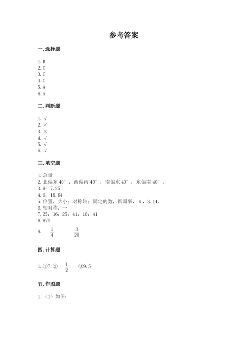 小学数学六年级上册期末测试卷附参考答案【a卷】.docx